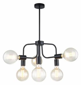 MDM-3678/6 BK ITALUX Kristy industriální závěsné svítidlo 6X60W E27 IP20