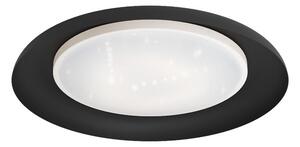 Eglo 99703 PENJAMO stropní svítidlo LED 17,1W 2010lm 3000K černá, bílá se třpytivým efektem