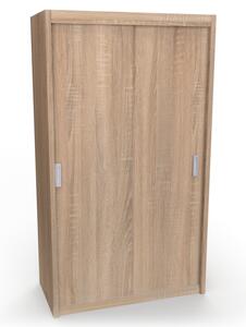 Skříň MIA XL s posuvnými dveřmi Dub natur (dub sonoma), Šířka: 120 cm