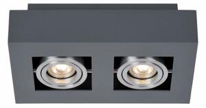 IT8002S2-BK / AL ITALUX Casemiro moderní povrchové bodové svítidlo 2x50W GU10 IP20