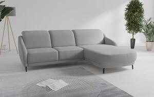 ROHOVÁ SEDAČKA, textil, šedá Sit & More - Sedací soupravy, Online Only