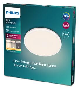 Philips 8719514431980 Ozziet stropní svítidlo LED 22W/2300lm 2700K bílá SceneSwitch