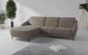 ROHOVÁ SEDAČKA, textil, barvy lískového ořechu Sit & More - Sedací soupravy, Online Only
