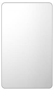 Skříňka do koupelny, zrcadlová skříňka na léky - 406 x 128 x 610 mm - Kalené sklo - Hliníkový rám