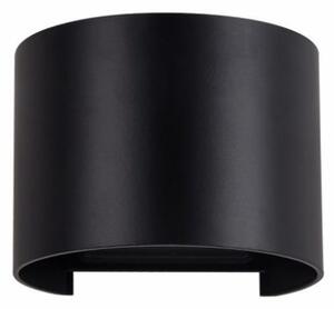 PL-208B ROUND ITALUX Sorento moderní exteriérové ​​nástěnné svítidlo 6W = 300lm LED bílé světlo (3000K) IP54