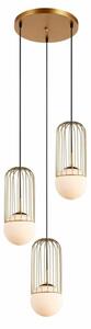 MDM-3939/3 GD ITALUX Matty moderní závěsné svítidlo 3X40W E27 IP20