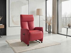 RELAXAČNÍ KŘESLO, kůže, červená Sit & More - Online Only křesla & taburety, Online Only