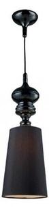 AZzardo AZ0064 DECOline BAROCO 1 BLACK PENDANT stropní závěsné svítidlo 1xE27 15W IP20 černá