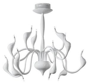 AZzardo AZ0045 DECOline SNAKE WHITE stropní závěsné svítidlo 12xG4 20W IP20 bílá