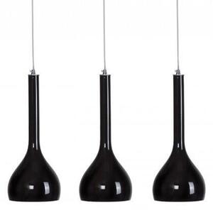 AZzardo AZ0276 DECOline SOUL 3 BLACK stropní závěsné svítidlo 3xE27 40W IP20 černá