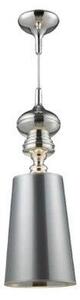 AZzardo AZ0307 DECOline BAROCO 1 SILVER PENDANT stropní závěsné svítidlo 1xE27 15W IP20 stříbrná