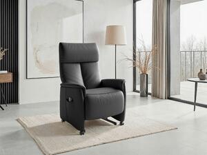 RELAXAČNÍ KŘESLO, kůže, černá Sit & More - Online Only křesla & taburety, Online Only