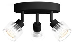 Horen LED bodové svítidlo 3×5W, na desce, AC 220–240, černá