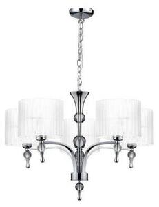 AZzardo AZ1007 DECOline IMPRESS 5 WHITE stropní závěsné svítidlo 5xE27 50W IP20 bílá