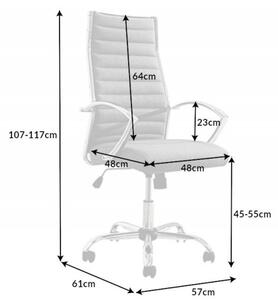 Kancelářská židle BIG DEAL šedá strukturovaná látka Nábytek | Kancelářský nábytek | Židle