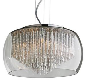 AZzardo AZ0999 DECOline REGO 40 stropní / závěsné svítidlo 5xG9 40W IP20 čiré sklo / chrom