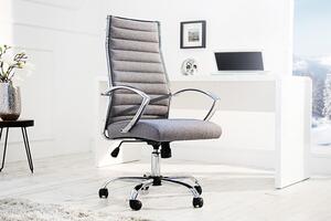Šedá kancelářská židle Big Deal 107-117 cm