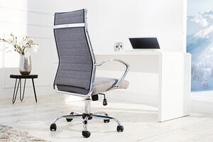 Kancelářská židle BIG DEAL šedá strukturovaná látka Nábytek | Kancelářský nábytek | Židle