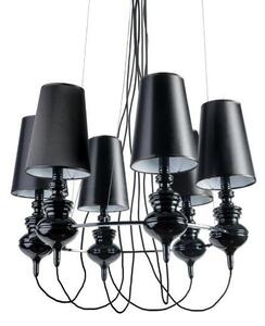 AZzardo AZ1379 DECOline BAROCO 6 BLACK PENDANT stropní závěsné svítidlo 6xE27 50W IP20 černá