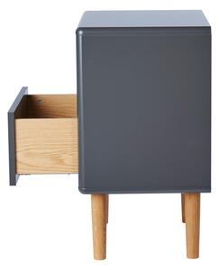 Tmavě šedý noční stolek Tom Tailor Color Box