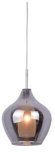 AZzardo AZ2148 DECOline AMBER MILANO 1 CHROME stropní závěsné svítidlo 1xG9 40W IP20 chrom