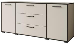 ŠIROKÁ KOMODA, barvy grafitu, kašmírová, 150/68/40 cm P & B - Online Only komody, Online Only