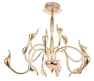 AZzardo AZ2568 DECOline SNAKE GOLD stropní závěsné svítidlo 12xG4 20W IP20 zlatá