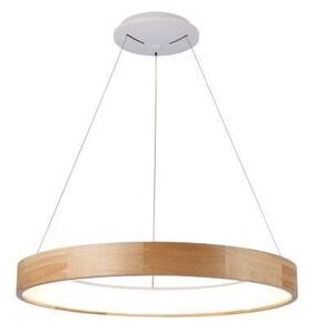 AZzardo AZ2699 DECOline Silva 65 PENDANT stropní závěsné LED svítidlo 50W / 3250lm IP20 dřevo / bílá