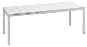 Nardi Bílý rozkládací zahradní stůl Rio 140/210 x 85 cm