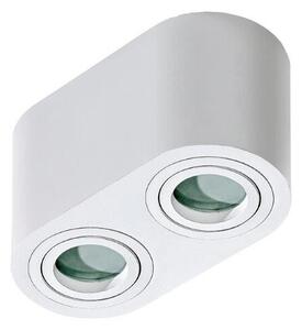 AZzardo AZ2816 DECOline BRANT 2 IP44 WHITE přisazené bodové svítidlo / spot 2xGU10 50W IP44 bílá