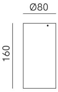 Il Fanale 208.02.FF Girasoli, stropní svítidlo z kovu s antickou úpravou 1xE27 max.15W, prům.8cm, výška 16cm