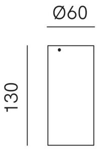 Il Fanale 208.03.O1 Girasoli, stropní svítidlo z antické mosazi, 1xGU10 max.5W , prům.6cm, výška 13cm