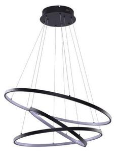 AZzardo AZ2920 DECOline WHEEL 3 DIMM BLACK stropní závěsné LED svítidlo 3xLED 80W / 4800lm IP20 černá