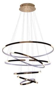 AZzardo AZ2921 DECOline WHEEL 6 LONG DIMM GOLD stropní závěsné LED svítidlo 6xLED 140W / 8400lm IP20 zlatá