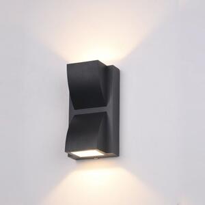 PL-437B ITALUX Edgar moderní exteriérové ​​nástěnné svítidlo 6W = 120lm LED bílé světlo (3000K) IP54