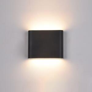 PL-206B ITALUX Romano 11x9 cm moderní exteriérové ​​nástěnné svítidlo 6W = 360lm LED bílé světlo (3000K) IP54