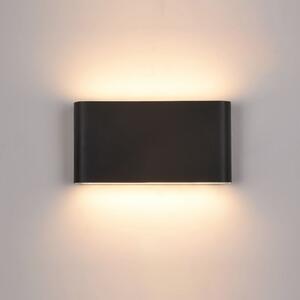 PL-266 b ITALUX Romano 17x9 cm moderní exteriérové ​​nástěnné svítidlo 12W = 720lm LED bílé světlo (3000K) IP54