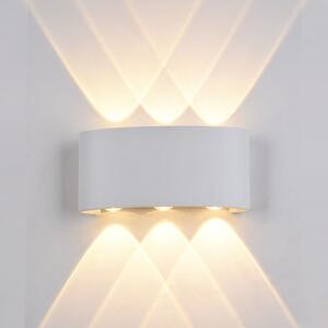 PL-232W ITALUX Gilberto moderní exteriérové ​​nástěnné svítidlo 6W = 420lm LED bílé světlo (3000K) IP54 bílá