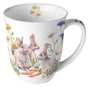 Porcelánový hrnek Králíci 400 ml