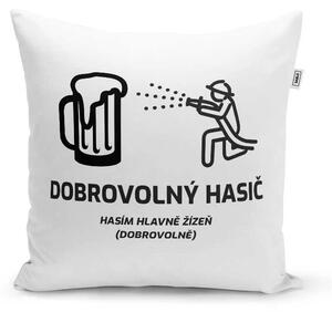 Sablio Polštář Dobrovolný hasič: 40x40 cm