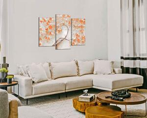 Moderní obraz Strom s oranžovými květy