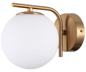 Italux WL-5510-1-HBR nástěnné svítidlo Raddi 1x5W G9 zlatá, bílá