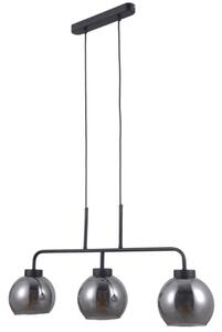 Italux PND-28028-3 závěsné svítidlo Poggi 3x40W E27 matná černá, kouřová