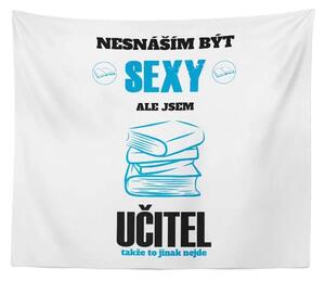 Sablio Deka Nesnáším být sexy, ale jsem učitel: 150x120 cm