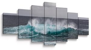 Obraz - Vlny v oceánu (210x100 cm)