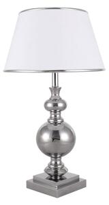 Italux TL-1825-1-CH stolní svítidlo Letto D350mm 1x60W E27 chrom, bílá