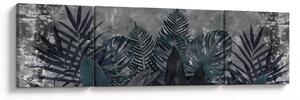 Obraz - Palmové listy (170x50 cm)