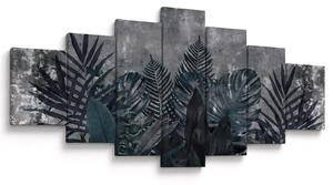 Obraz - Palmové listy (210x100 cm)