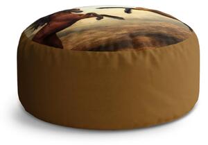 Sablio Taburet Circle Vzpínající se koně: 38x48 cm