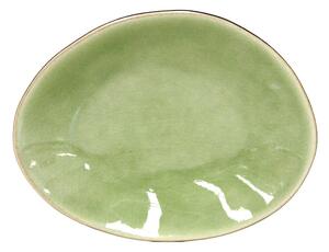 Světle zelený kameninový dezertní talíř Costa Nova Riviera, ⌀ 16 cm